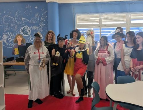 Concurso de “Disfraces literarios” tanto para alumnos como profesores.